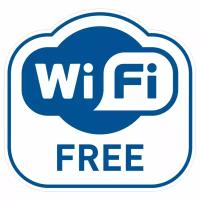 Наклейка информационная Wi-Fi