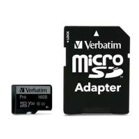 Флеш карта microSD 16GB Verbatim microSDHC Class 10 UHS-I (SD адаптер) {47040}