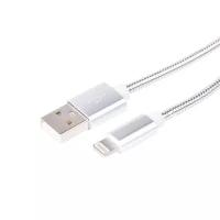 USB кабель для iPhone 5/6/7 REXANT, 1 м (серебристый)