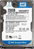Жесткий диск Western Digital WD2500BPVT 250Gb 5400 SATAII 2,5" HDD