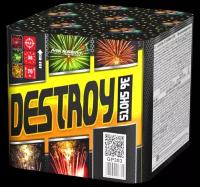 Салют "Destroy" 0.6"калибр,36 залпов,6 эффектов