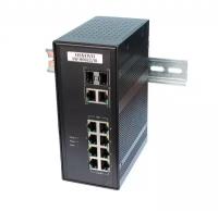Промышленный PoE коммутатор OSNOVO Gigabit Ethernet на 10 портов SW-80822/IR