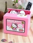 Копилка воришка в коробке Hello Kitty