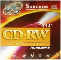 Чистые диски Cd-Rw 5шт упаковка