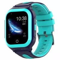 Детские умные часы Smart Baby Watch Wonlex KT24S GPS, WiFi, камера, 4G голубые (водонепроницаемые)