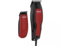 Машинка для стрижки Wahl Home Pro 100 Combo + триммер, красно-черная