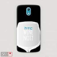 Чехол Пластиковый на HTC Desire 526G (Dual) Wine not black