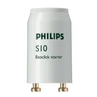 Набор стартеров для люминесцентных ламп PHILIPS S10, 25 штук, 4-65W 220-240V