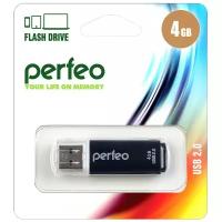 USB Flash PERFEO PF-C13B004 USB 4GB черный BL1