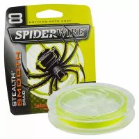 Spider, Шнур Spiderwire Stealth Smooth 8 Braid, 150м, Яркожелтый, 0.23мм, 23.6кг