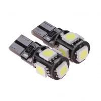 Светодиодная лампа T10 (W5W) 5050 - 6 SMD CAN-Bus Белый