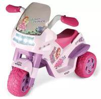 Детский электромотоцикл для девочек Peg-Perego Flower Princess