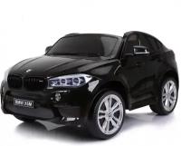 Электромобиль Barty Двухместный Электромобиль "BMW X6M" (Лицензия) (Черный глянец)