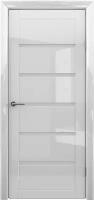Межкомнатная дверь (комплект) Albero Вена покрытие Глянец / ПО Белый металюкс 70х200