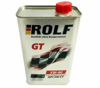 Масло моторное rolf gt 5/40 sn/cf синтетическое 1л