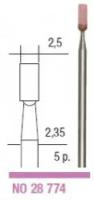 Шлифовальные насадки Proxxon (корунд, цилиндр, 5шт) (28774)