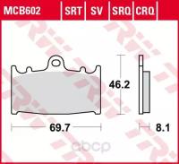 Колодки Дисковые Mcb602 TRW арт. MCB602