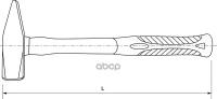Молоток Слесарный С Фиберглассовой Рукояткой, 500 Гр. THORVIK арт. PHH500