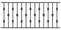 Кованые перила ОГ-18