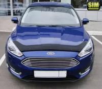 Дефлектор для капота темный Ford Focus III 2015-