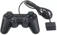 Геймпад проводной DualShock 2 (Black) Черный (PS2)