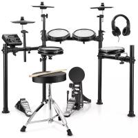 Donner Ded-200p Electric Drum Set 5 Drums 3 Cymbals