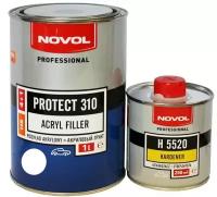 NOVOL PROTECT 310 Акриловый грунт 4+1 HS белый, комплект 1л+отв.0,25л