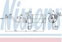 Осушитель кондиционера FORD FOCUS 04- NISSENS 95449