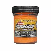 Паста форелевая Berkley PowerBait 50 гр Чеснок (Flr Orange)