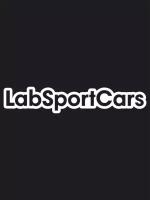 Наклейка на авто "Lab sport cars" 20х3 см