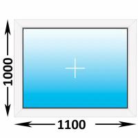 Пластиковое окно Veka WHS глухое 1100x1000 (ширина Х высота) (1100Х1000)