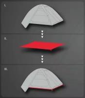 Напольное покрытие Hannah Groundsheet 3 для палатки