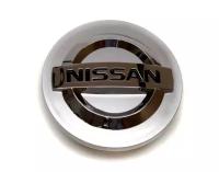 Колпачок на литой диск Nissan 54 мм (серебристый) 1 шт