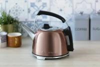 Электрический чайник Russell Hobbs 25861 K65 Anniversary, металл, 3000 Вт, 1,2 литра, бронзовый