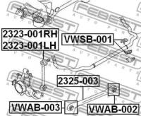 Тяга зад.подвески AUDI Q7/VW TOUAREG FEBEST 2325-003