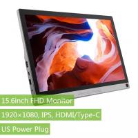 15.6" Universal Portable Touch Monitor, 1920×1080 Full HD, IPS Screen, HDMI/Type-C - универсальный портативный сенсорный монитор