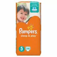 Pampers подгузники Sleep & Play 5 11-16 кг N58