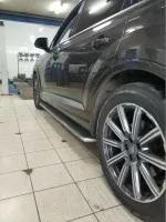 Пороги Audi Q7 (2015)-