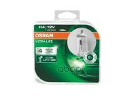 Лампа 12v H4 60/55w P43t Osram Ultra Life 2 Шт. Duobox 64193ult-Hcb Osram арт. 64193ULT-HCB