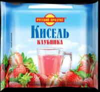 Упаковка 14 штук Кисель Русский продукт "Клубничный" брикет 190г