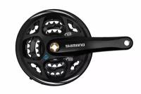 Система Shimano Altus M311, 170мм, кв, 42/32/22T, защ, черн. (Система Shimano Altus, M311, 170мм, Кв, 42/32/22T, защ, черн, EFCM311C222CL)