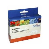 ProfiLine Картридж ProfiLine PL-LC1240Y для Brother, Yellow Желтый