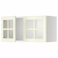 IKEA - METOD метод Навесной шкаф с 2 стеклянн дверями