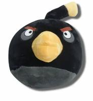 Мягкая игрушка "Angry Birds", черная птица, без звука, 20 см