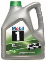 Синтетическое моторное масло Mobil 1 ESP 0W-30, 4 л