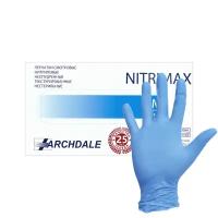 Перчатки смотровые нитриловые NitriMax 793 голубые (50 пар, XS)
