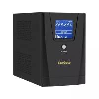 Exegate EX292800RUS ИБП ExeGate SpecialPro Smart LLB-1500.LCD.AVR.2SH.3C13.USB 1500VA/950W, LCD, AVR, 2*Schuko+3*C13, USB, съемн.кабель, металлически