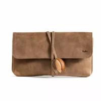 Клатч кожаный by-Lin Envelope коричневый