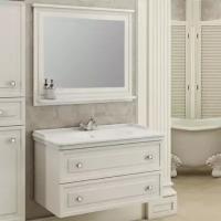 Мебель для ванной Comforty Феррара 100 (тумба с раковиной + зеркало)