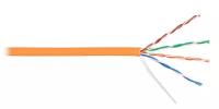 Nikomax Кабель U/UTP 4 пары, категория 5e, внутренний, одножильный, 305м NKL 9100C-OR